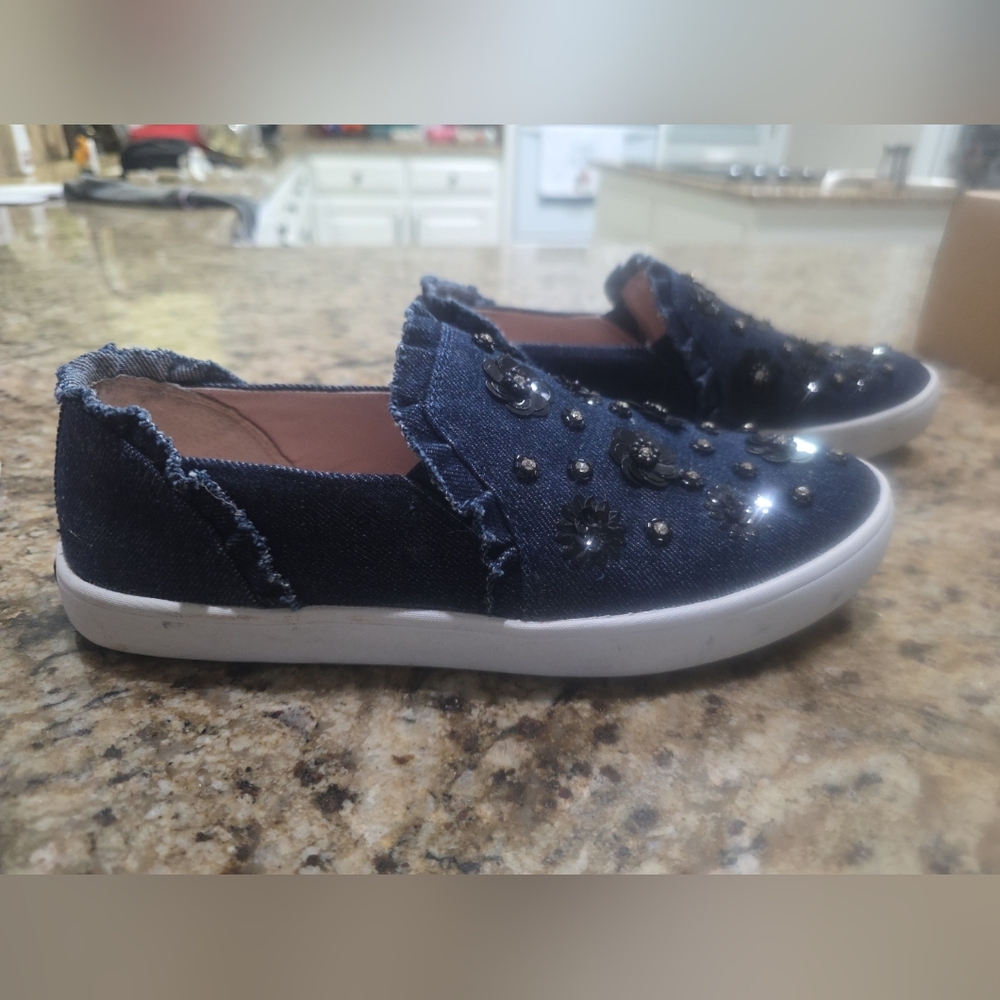 🔥 Kate Spade New York Louise Indigo Slip On Sneaker Shoes Women's  Size US 9 - Picture 3 of 10